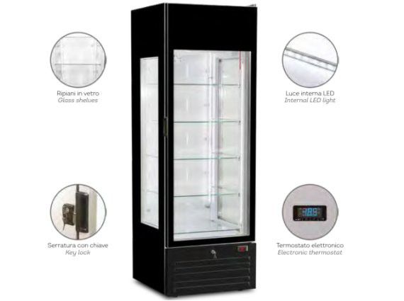 Vetrina per gelati Glamour Tower B